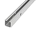 HOMCOM Puerta Corredera 205x90cm Puertas Correderas Satinada Deslizantes Cristal sin Obra
