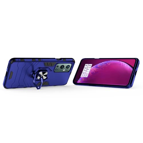 Image of amazon basics Basic Case for OnePlus 9 Pro 5G (Polycarbonate, Thermoplastic Polyurethane Deep Blue)