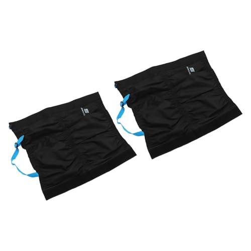 ibasenice 1 Par Protector de de Polainas de Zapatos para Caminar Exterior Berg - Cubrir Cubierta Protectora de Tela Impermeable de Terciopelo 70d Black
