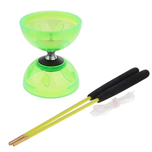 Harayaa Diabolo Triple Rodamiento 13cm Verde