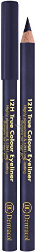 Dermacol Eyeliner 12h True Color - 07 Gris. Delineador de ojos con fórmula de larga duración, resistente al agua y al roce. Aporta un trazo preciso y un color intenso.
