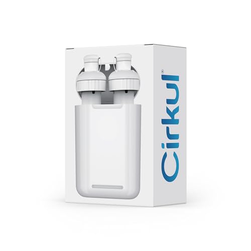 Cirkul Sip Safe, BPA-Free Storage Case with Dual Magnetic Locking Clasps, Securely Holds Two Sip® Flavor Cartridges at Home or On the Go, Easy-Clean, Food-Grade Design