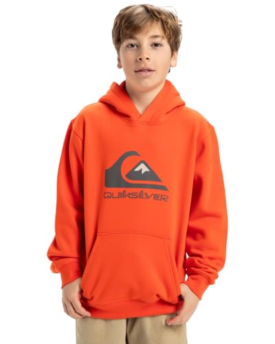 Quiksilver Big Logo - Sudadera con Capucha - Niños 8-16 años - Naranja.