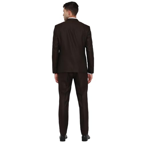 Image of Turtle Men 100% Cotton Notch Lapel Collar Tailored Fit Three Piece Party Suits