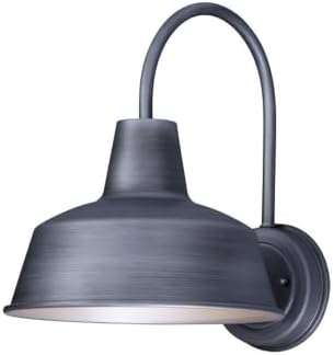 Maxim Pier M-One Light Outdoor Wall Mount-8.25 Inches Wide by 10.75 inches high-Weathered Zinc Finish