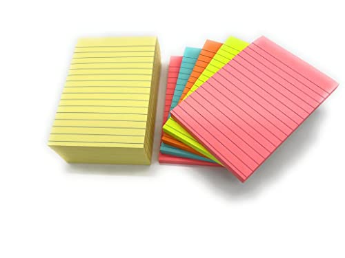 Post-it Notes 10,2 x 15,2 cm lignés | Finies les listes perdues avec ces 10 blocs
