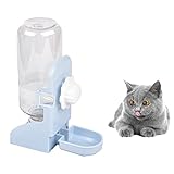【Materiales】: Nuestro ispensador de agua para gatos para mascotas está hecho de plástico, que es seguro, grueso y duradero. Los contenedores de almacenamiento transparentes le permiten dosificar fácilmente alimentos y depósitos.