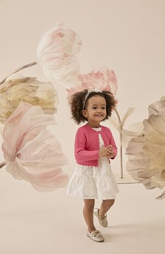 Image of Lilax Baby Girls' Long Sleeve Shrug, Knit Girls Cardigan, Childrens Bolero