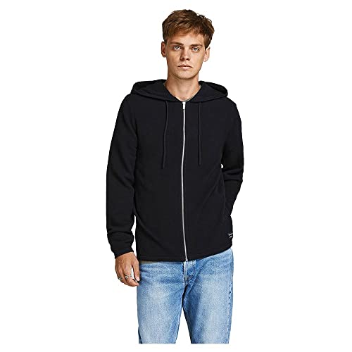 JACK & JONES Herren Jjehill Knit Cardigan Noos Strickjacke, Schwarz, L EU