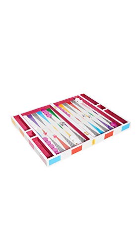 Jonathan Adler Men\'s Checkerboard Backgammon Set - Rainbow, Multi, One Size