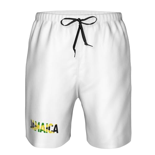 Jamaica Jamaican Flag Boardshorts Summer Beach Workout Shorts Drawstring Swim Trunks Quick Dry Swim Shorts for Mens4