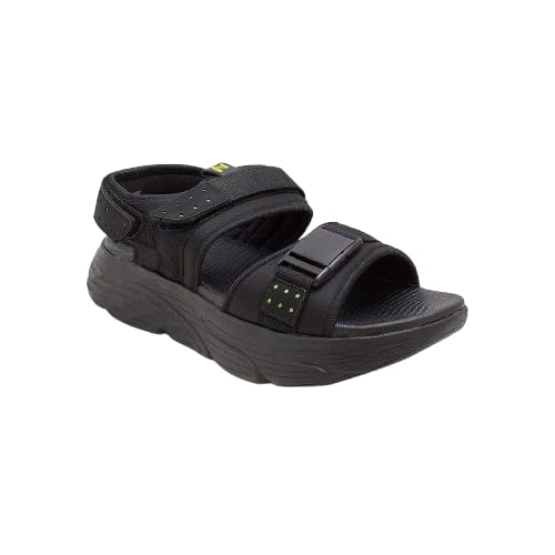 NDURE Mens Knitted Sandals | comfortable & lightweight | durable breathable premium quality (Black EU Footwear Size System Adult Men Numeric Medium 43)