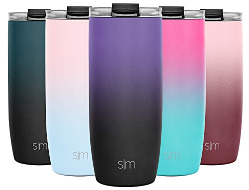 Simple Modern 20oz Voyager Travel Mug Tumbler w/Clear Flip Lid & Straw