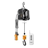 Electric Hoist,500Kg Portable Crane Electric Hoist for Cars, Home Improvement, Cargo Handling, Production Workshop Lifting (Color : Two in one, Size : 1) (Two in One 1) (Two