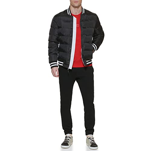 Tommy Hilfiger Men's Quilted Varsity Puffer Bomber2
