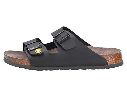 Birkenstock Men's Mules Arizona Anti-Static Birko-Flor Work Shoe, Black, Size 38-Normal Footbed, 35 EU2