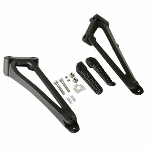 Support de repose-pieds YZF R1 de haute précision finition silver