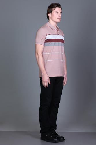 Image of SANE ORIGINALS Polo T-Shirt for Men with Pocket || Striped Polo for Men