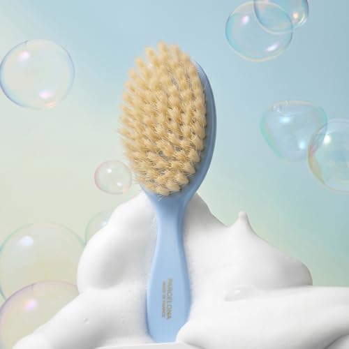 Combo cepillo y peine baby soft natural azul 6 in miniatura 3