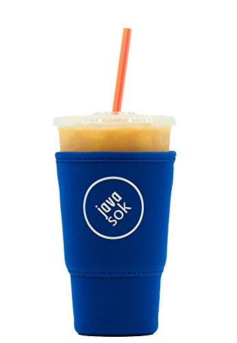 JAVA SOK Reusable Iced Coffee Sleeve - Cup Insulator Sleeve for Cold Beverages