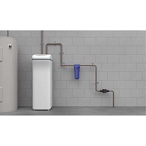 Image of EcoPure EPW2 Whole Home Water Filtration System - Municipal & Well Water - Reduces Sediment, Rust, Dirt & Chlorine Taste & Odor - Includes Mounting Bracket, Pressure Release Button & Sump Wrench