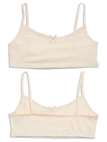 Sweet & Sassy Girls Training Bra - 5 Pack Crop Cotton Bras - Cami Training Bras for Girls (Sizes: S-L)3