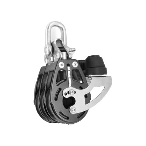 Blue Shark: 57mm Triple Fixed Adjustable Cam Aluminum Sailing Block Choose Quantity (1-Pack) 2319 Cover