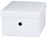 Caja multiuso con tapa y con agarraderos agujereados