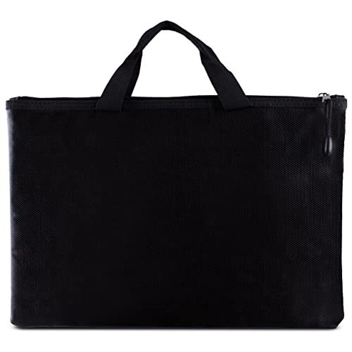Wilstock Fireproof Document Bag - 13"X 9.4" - Freproof Waterproof Bag With Zipper, Money Bag, Safe Storage Pouch, Fire Safe Document Holder, Easy To Carry In An Emergency #TOP29