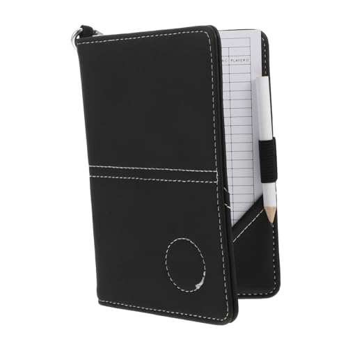 balacoo Golf Scorecard Holder Simple Record Book Flip-Open Design for Tracking