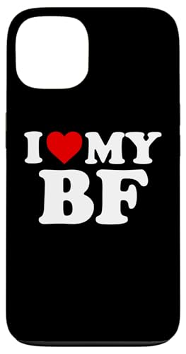 I Love My BF Boyfriend - Red Heart Case for iPhone 13
