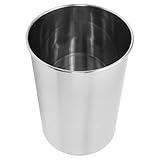 DIKACA Bidone Rifiuti da Cucina in Acciaio Incorporato da Banco Contenitore Compatto Antiodore per Interni Pattumiera da Tavolo Resistente e Facile da Pulire per Armadi e Casa