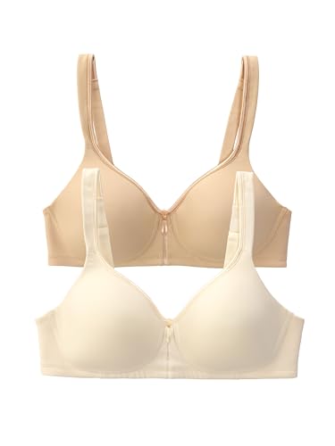 Image of Vanity Fair Women's Bra with 2-Way Convertible Straps, Body Caress Full Coverage, Lightly Lined Cups Up to Dd