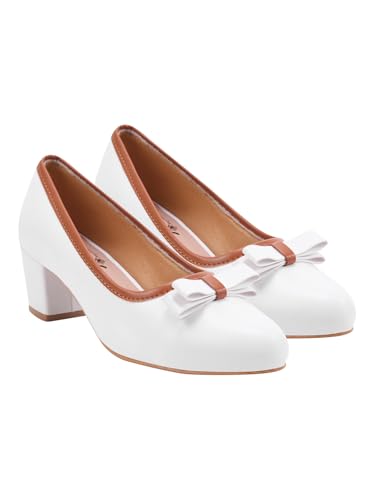 Talons confortables Shoetopia à bout rond et talon bloc stable pour un bien-être durable