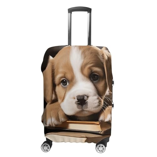Carry on Luggage Cover Puppy Dog Suitcase Covers for Luggages Tsa Approved Travel Luggage Sleeve Protector Elastic Suitcase Protector Anti-Scratch Washable Fits 19-30 Inch Case -S