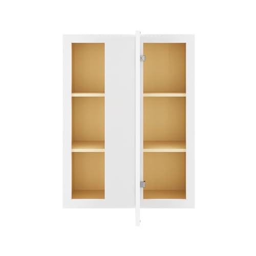 Image of Furinno Shaker Wall Blind Kitchen Cabinet, Ready to Assemble, 12 D x 27 W x 36 H, White