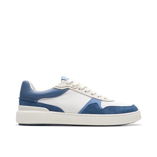 Clarks CourtLite Race, Zapatillas Hombre, Blue Combi, 42 EU