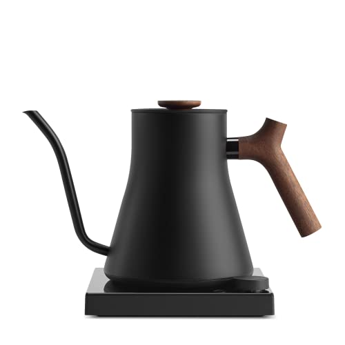 Comparison: Best Stagg Coffee Kettle 1 Fellow Stagg EKG Pro Studio Edition Electric Gooseneck Kettle - Pour-Over Coffee, Tea, Quick Heating, Precise Temperature Control, Scheduling, Built-in Brew Timer-Matte Black with Walnut Handle, 0.9 L