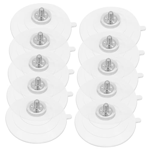 SOLUSTRE Heavy Duty Suction Cups Screw Suction Cups for Glass Rotating Kitchen Hooks
