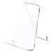 Plymor Clear Acrylic Book Easel with 1.125" Flat Ledge, 3.625" W x 4.25" D x 4.875" H