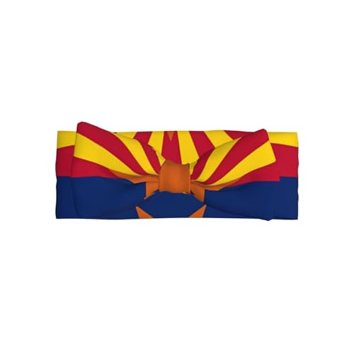 Arizona Flag Baby Bow Headband. Comfortable baby headband, suitable for daily wear and photo props.