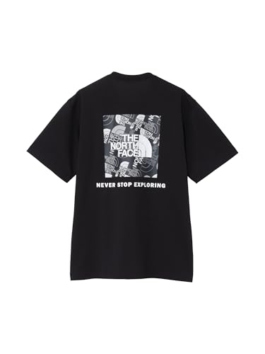 [ザ・ノース・フェイス] 半袖Tシャツ ショートスリーブバックスクエアカモフラージュロゴティー ブラックXL