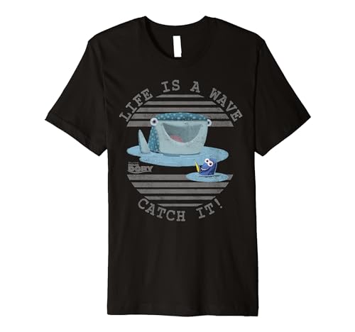 Disney Pixar Finding Dory & Destiny Life Is A Wave Catch It Premium T-Shirt