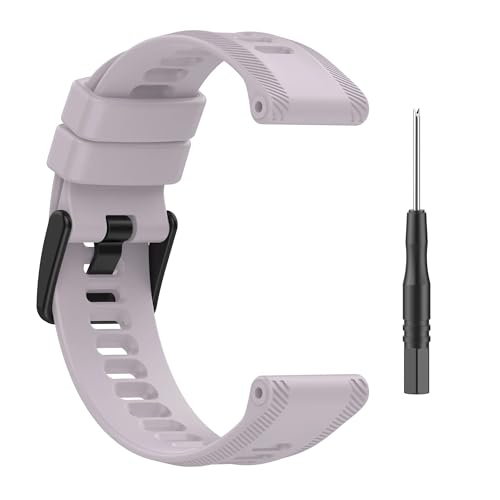 SRMVRNKNNK 22mm �X�|�[�c�V���R���X�g���b�v Fit For Garmin Fit For Forerunner 965 955 Solar 945 935 745 �X�g���b�v�ɓK��(Lavender,745)