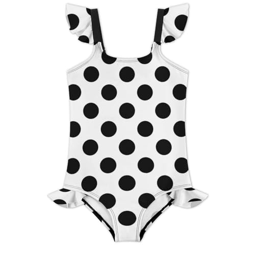 Girls One Piece Swimsuit Falling American Stars Ruffles Swimwear Bathing Suits 3-12 Years