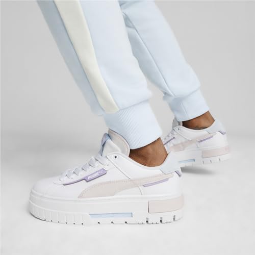 Image of PUMA Womens Mayze Crashed Wns White-Galaxy Pink Sneaker - 8 UK (39249501)