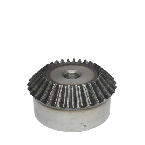 SHIHUANI Bevel Gears 1 Piece Bevel Gear 2M28T/30T/32T/34T Gear 90 Degrees Meshing Angle Carbon Steel Transmission Ratio 1:1 Transmission Part(30 Teeth)