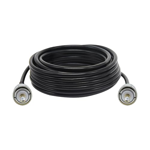 Rydocyee 18ft Solid Copper RG58 Coaxial Cable