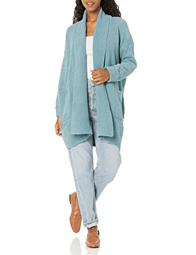 Image of N Natori Women's Aura-Solid Rib Cardigan Length 31 inch