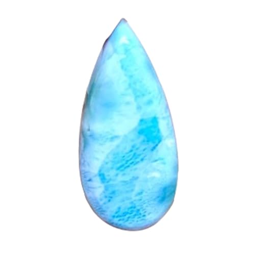 Larimar poire 35x16x8mm cabochon idéal pour réparer un pendentif